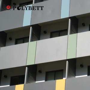 Polybett耐用紧凑型层压Hpl外墙板