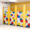 Polybett装饰防水HPL室内艺术紧凑型层压板用于厕所隔断